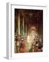 The Queen of Sheba visits King Solomon - Bible-William Brassey Hole-Framed Giclee Print