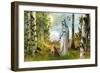 The Queen of the Forest (day), 2021, (digital collage)-Trygve Skogrand-Framed Giclee Print