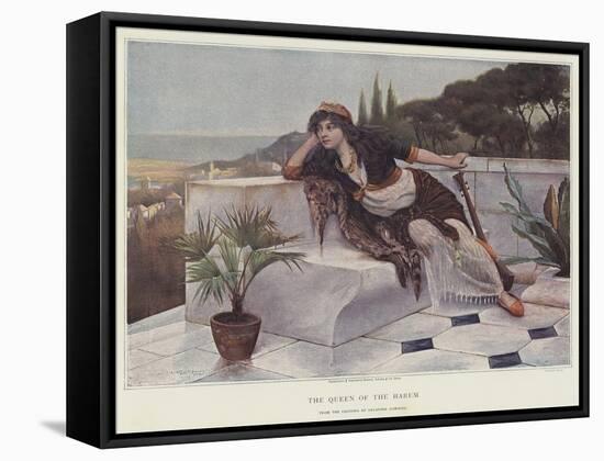 The Queen of the Harem-Delapoer Downing-Framed Stretched Canvas