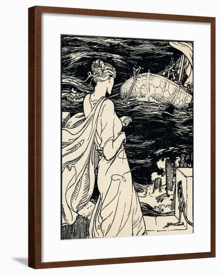 'The Queen of the Magic Clew', c1900-John Dickson Batten-Framed Giclee Print
