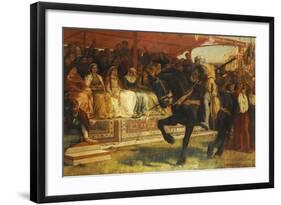 The Queen of the Tournament, 1885-Frank William Warwick Topham-Framed Giclee Print