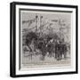 The Queen on the Riviera, Her Majesty Opening a New Bridge at Nice-null-Framed Giclee Print