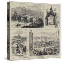 The Queen Opening Ballater Bridge, Deeside-Frank Watkins-Stretched Canvas
