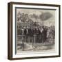 The Queen Opening the Sluice of the Aberdeen New Waterworks-null-Framed Giclee Print