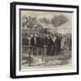 The Queen Opening the Sluice of the Aberdeen New Waterworks-null-Framed Giclee Print