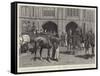 The Queen Receiving at Windsor Castle the Five Arab Horses Presented to Her Majesty by the Sultan o-John Charlton-Framed Stretched Canvas