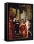 The Queen Receiving Offers of Peace-Peter Paul Rubens-Framed Stretched Canvas