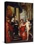 The Queen Receiving Offers of Peace-Peter Paul Rubens-Stretched Canvas