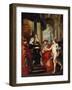 The Queen Receiving Offers of Peace-Peter Paul Rubens-Framed Giclee Print