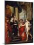 The Queen Receiving Offers of Peace-Peter Paul Rubens-Mounted Giclee Print