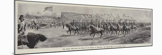 The Queen Reviewing the Army of the Empire at Aldershot, the March Past of the Colonial Troops-G.S. Amato-Mounted Giclee Print