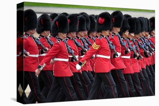 The Queen's Annual Birthday Parade Trooping the Colour, Horse Guards Parade at Whitehall, London-null-Stretched Canvas