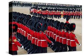 The Queen's Annual Birthday Parade Trooping the Colour, Horse Guards Parade at Whitehall, London-null-Stretched Canvas