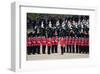 The Queen's Annual Birthday Parade Trooping the Colour, Horse Guards Parade at Whitehall, London-null-Framed Art Print