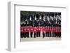 The Queen's Annual Birthday Parade Trooping the Colour, Horse Guards Parade at Whitehall, London-null-Framed Art Print