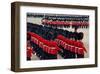 The Queen's Annual Birthday Parade Trooping the Colour, Horse Guards Parade at Whitehall, London-null-Framed Art Print