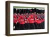 The Queen's Annual Birthday Parade Trooping the Colour, Horse Guards Parade at Whitehall, London-null-Framed Art Print