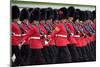 The Queen's Annual Birthday Parade Trooping the Colour, Horse Guards Parade at Whitehall, London-null-Mounted Art Print