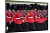 The Queen's Annual Birthday Parade Trooping the Colour, Horse Guards Parade at Whitehall, London-null-Mounted Art Print