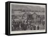 The Queen's Arrival at Ballater on 27 May-null-Framed Stretched Canvas