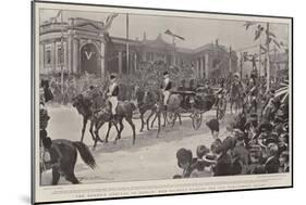 The Queen's Arrival in Dublin, Her Majesty Passing the Old Parliament House-Frederic De Haenen-Mounted Giclee Print