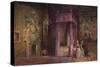 'The Queen's Bedchamber', c1916-George Sheringham-Stretched Canvas