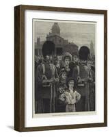 The Queen's Birthday, a Sketch on the Horse Guards Parade-Frank Dadd-Framed Giclee Print