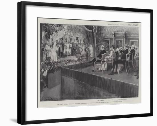 The Queen's Birthday Celebration at Windsor-Amedee Forestier-Framed Giclee Print