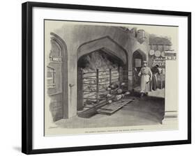 The Queen's Christmas, Fireplace in the Kitchen, Windsor Castle-William 'Crimea' Simpson-Framed Giclee Print