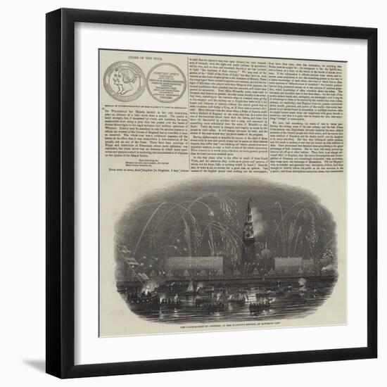 The Queen's Departure from Germany-null-Framed Giclee Print