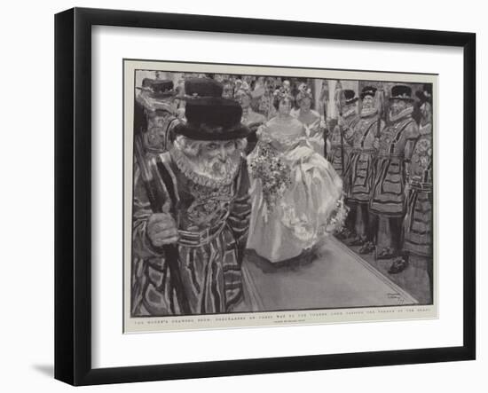 The Queen's Drawing Room-Frank Craig-Framed Giclee Print
