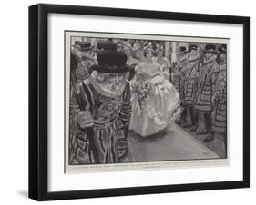 The Queen's Drawing Room-Frank Craig-Framed Giclee Print