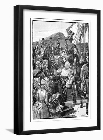 The Queen's Entry into Edinburgh, C1840S-null-Framed Giclee Print