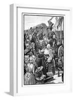 The Queen's Entry into Edinburgh, C1840S-null-Framed Giclee Print