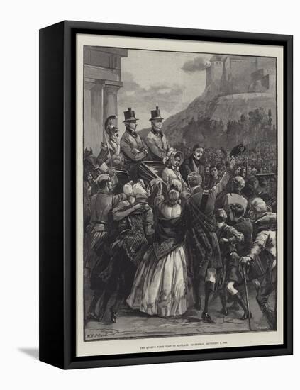 The Queen's First Visit to Scotland, Edinburgh, 3 September 1842-William Heysham Overend-Framed Stretched Canvas