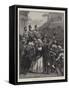 The Queen's First Visit to Scotland, Edinburgh, 3 September 1842-William Heysham Overend-Framed Stretched Canvas