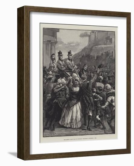 The Queen's First Visit to Scotland, Edinburgh, 3 September 1842-William Heysham Overend-Framed Giclee Print