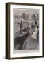 The Queen's Garden Party at Buckingham Palace, on the Lake-William Hatherell-Framed Giclee Print