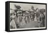 The Queen's Garden-Party at Buckingham Palace-null-Framed Stretched Canvas