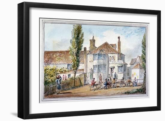 The Queen's Head and Artichoke Inn, Regents Park, London, C1810-George Shepherd-Framed Giclee Print