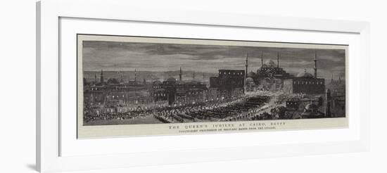 The Queen's Jubilee at Cairo, Egypt-null-Framed Giclee Print
