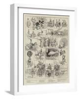 The Queen's Jubilee Celebration at Hong-Kong, the Chinese Procession-null-Framed Giclee Print