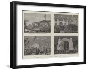 The Queen's Jubilee Day at Bombay-null-Framed Giclee Print