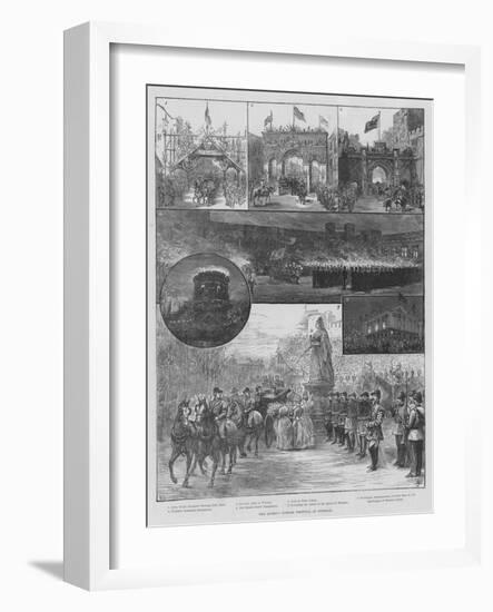 The Queen's Jubilee Festival at Windsor-Ernest Henry Griset-Framed Giclee Print