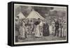 The Queen's Jubilee Garden-Party at Buckingham Palace, 29 June-Amedee Forestier-Framed Stretched Canvas