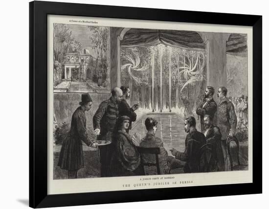 The Queen's Jubilee in Persia-null-Framed Giclee Print