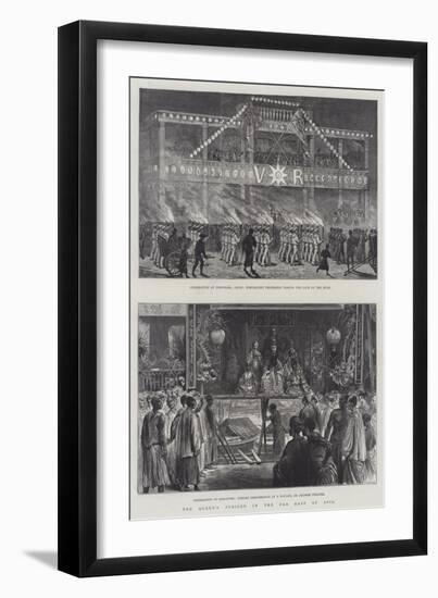 The Queen's Jubilee in the Far East of Asia-null-Framed Giclee Print