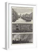 The Queen's Jubilee Thanksgiving Festival in London, Tuesday, 21 June-Ernest Henry Griset-Framed Giclee Print