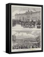 The Queen's Jubilee Thanksgiving Festival in London, Tuesday, 21 June-Ernest Henry Griset-Framed Stretched Canvas