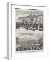 The Queen's Jubilee Thanksgiving Festival in London, Tuesday, 21 June-Ernest Henry Griset-Framed Giclee Print